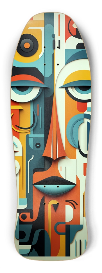 mask Skateboard Shredder Shape