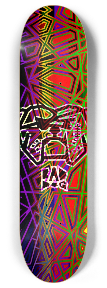 Bad Dog Tangents No. 2 8 Inch Skateboard Deck