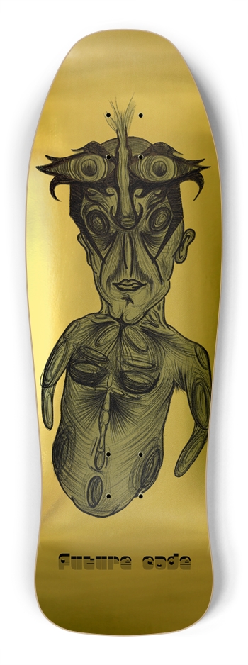 Friend - W10” x L30.5” Gold Foil  Shredder Shape