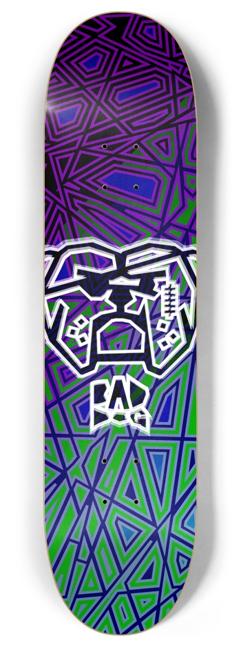 Bad Dog Tangents No. 10 8 Inch Skateboard Deck
