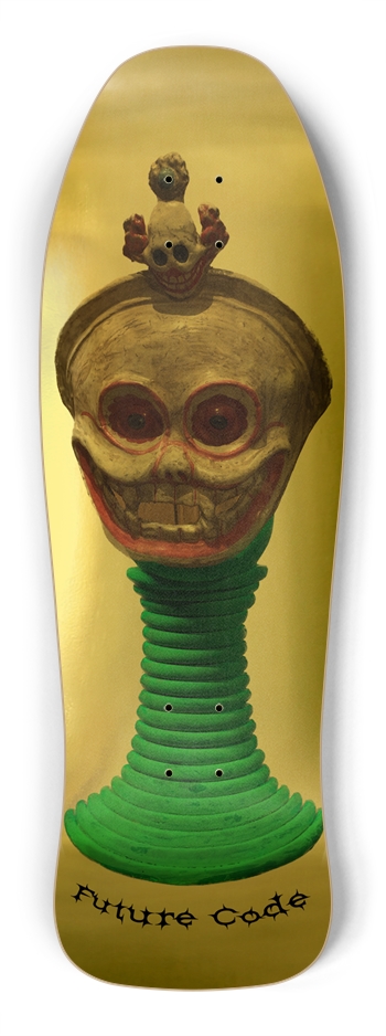 Clowning - W 10” x L 30.5” Gold Foil  Shredder Shape