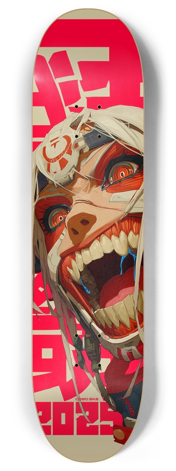 Attack on Human Skateboard 8 Inch Skateboard Deck