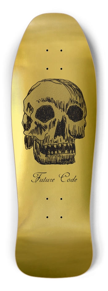 Neanderthal - W10” x L30.5” Gold Foil Shredder Shape