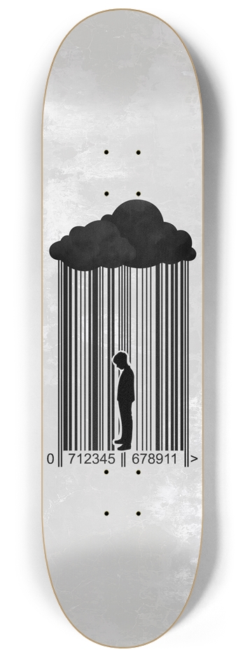 Commercial Downpour 8-1/4 Skateboard Deck