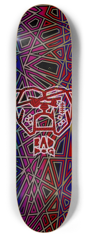 Bad Dog Tangents No. 12 8 Inch Skateboard Deck
