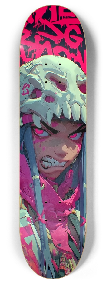Fukumi Manga Tribe Skateboard 8 Inch Skateboard Deck