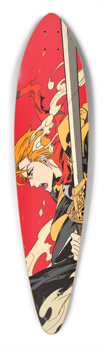 Kurosaki ichigo bleach Longboard Pintail Longboard