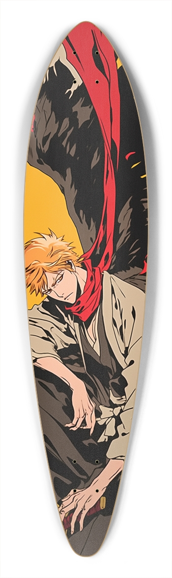 Kurosaki ichigo bleach custom Longboard Pintail Longboard