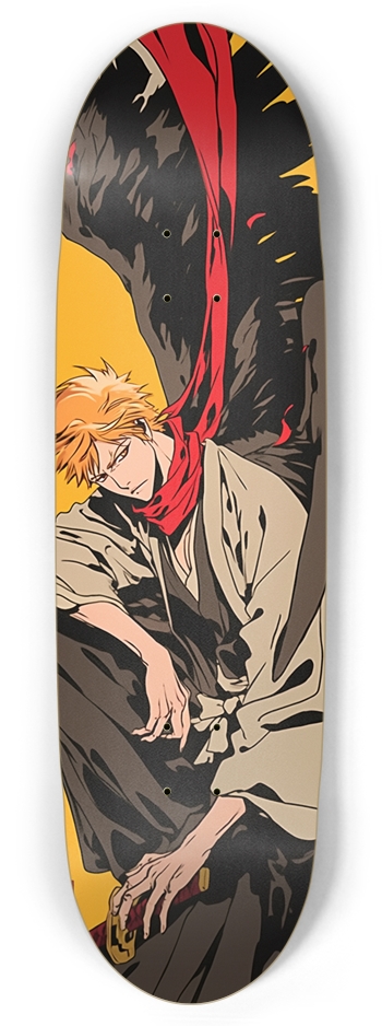 Kurosaki ichigo Skateboard Football Shape