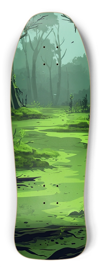 swamp Skateboard Shredder Shape
