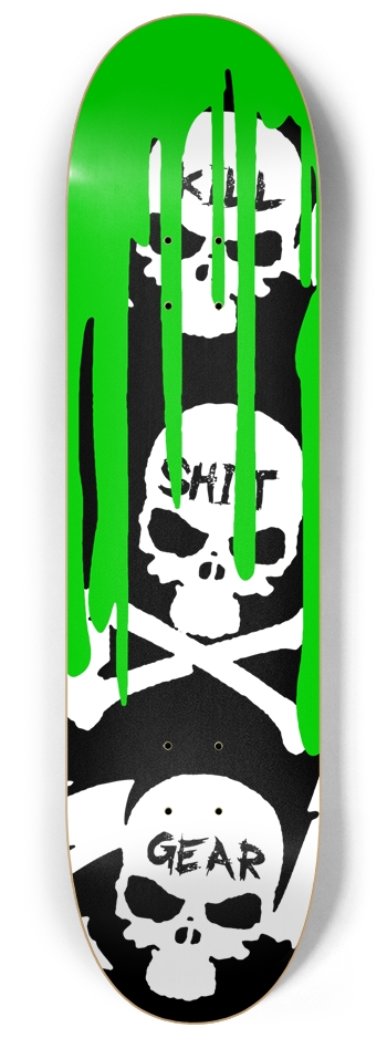 KSG XER0 SLIME 8-1/4 Skateboard Deck