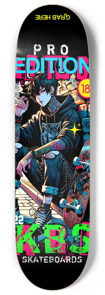 KBS - Urban Rebel Deck 9 Inch Skateboard