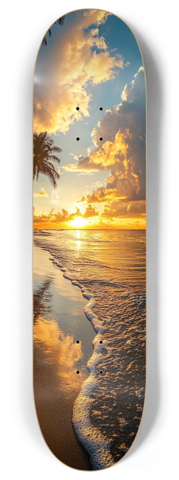 Sunset beach custom Skateboard 8 Inch Skateboard Deck