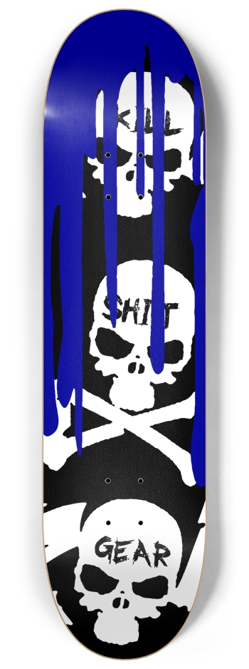 KSG XER0 BLUE 8-1/4 Skateboard Deck