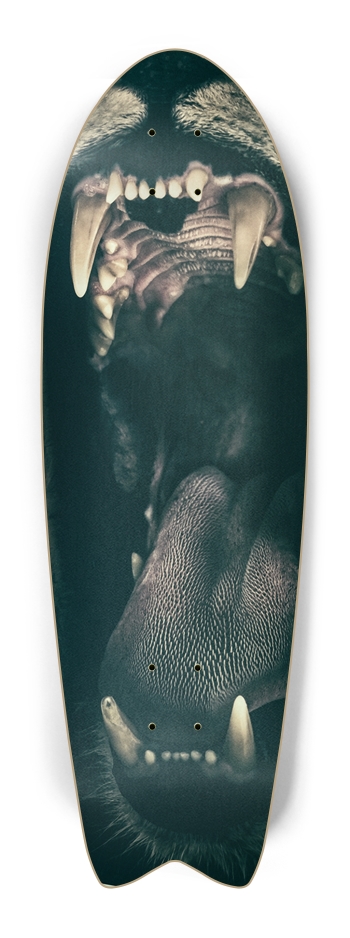 bit me Skateboard Fish Tail