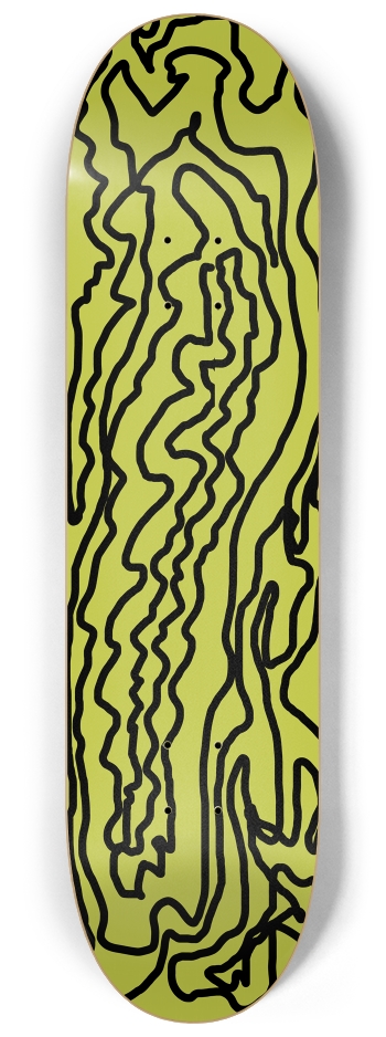 Contour Skateboard Series #1 8-1/4 Skateboard Deck