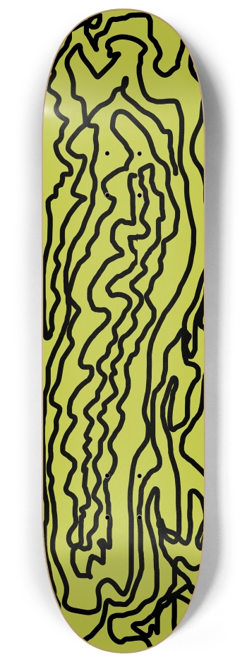 Contour Skateboard Series #2 8-1/4 Skateboard Deck