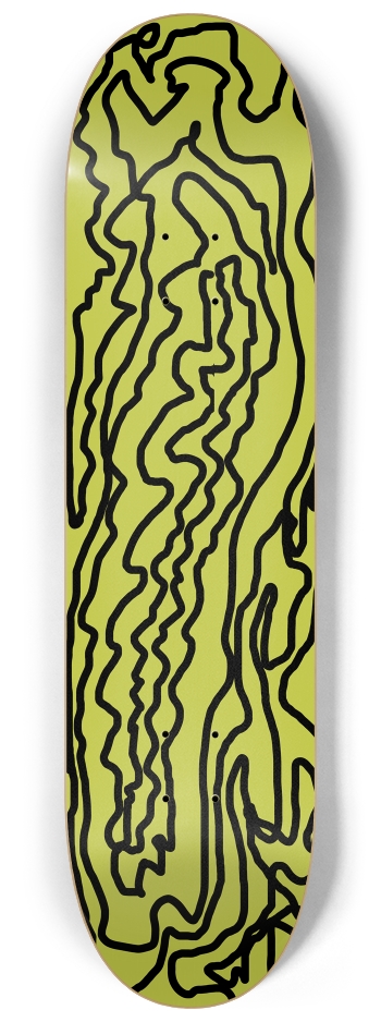 Contour Skateboard Series #3 8-1/4 Skateboard Deck