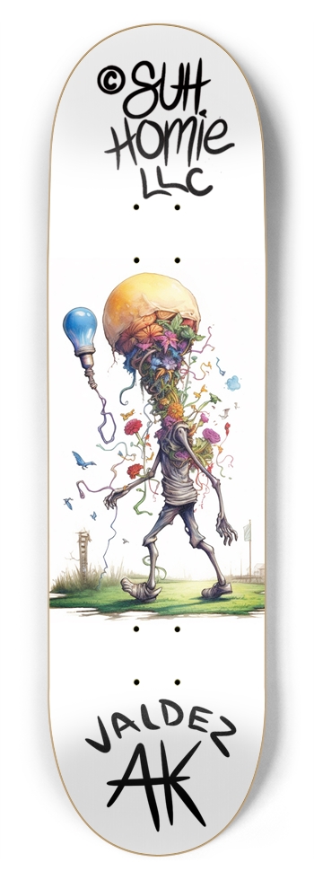 Lightborn - Thought Provoker Skateboard 8-3/4 Inch Skateboard