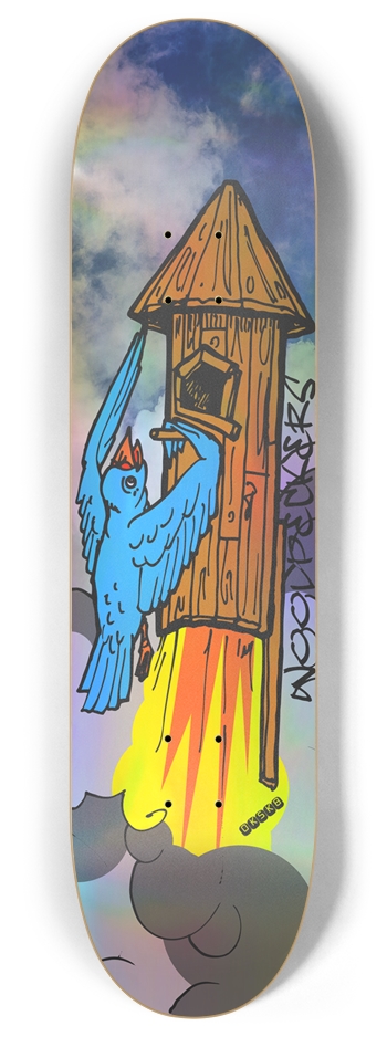 Woodpeckers Deck 8 Inch Skateboard Deck
