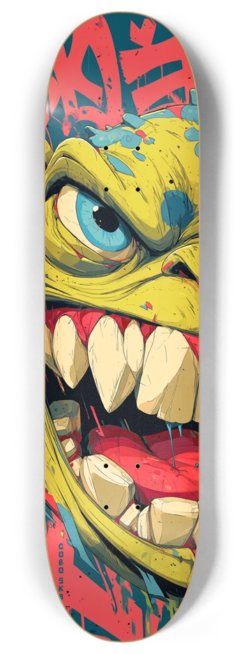 Vintage Dyno Monster Skateboard 8 Inch Skateboard Deck