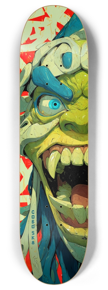 Vintage Samura Monster Skateboard 8 Inch Skateboard Deck
