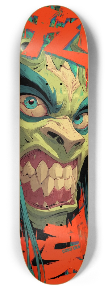 Vintage Devil Skateboard 8 Inch Skateboard Deck