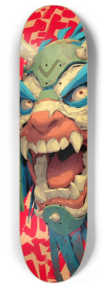 Samurai Vintage Skateboard 8 Inch Skateboard Deck