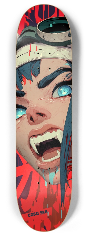 Vintage Vampire Manga Skateboard 8 Inch Skateboard Deck