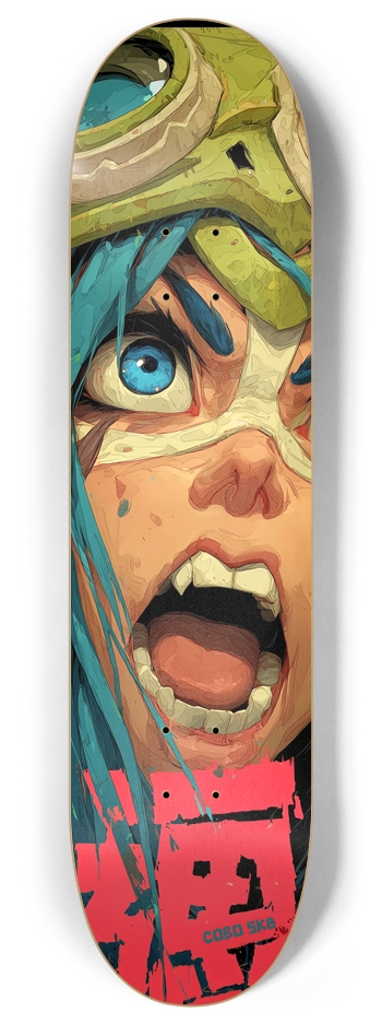 Old School Manga Drawing Skateboard 8 Inch Skateboard Deck