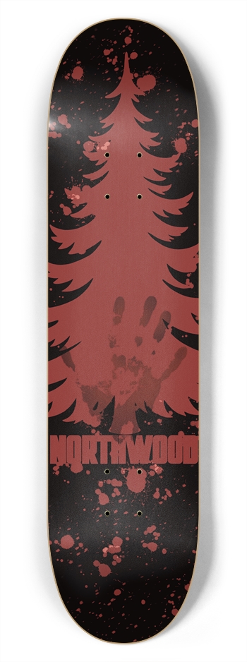 Bloody Pine 7-3/4 7-3/4 Skateboard Deck