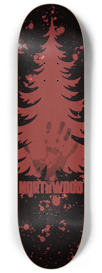 Bloody Pine 8-1/4 8-1/4 Skateboard Deck