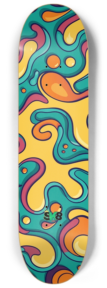 Splash of Life 8-1/4 Skateboard Deck
