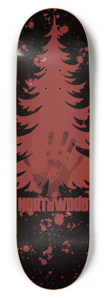 Bloody Pine 8-3/4 8-3/4 Inch Skateboard