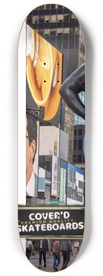 COVERED in THREE. #1 8-1/4 Skateboard Deck