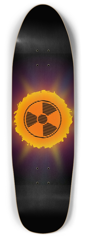 solar radiation Skateboard Punk Nose Pool Shape