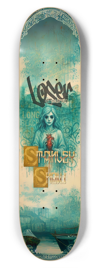 Brigid Claddagh (Snow) 7-3/4 Skateboard Deck