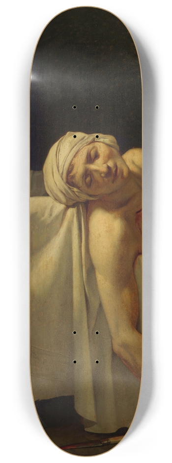 The Death Of Marat Skateboard David Wall Art #1 8-1/4 Skateboard Deck