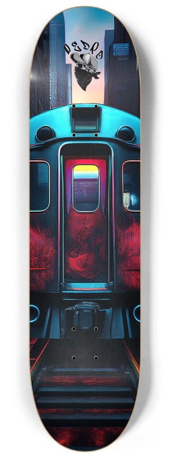 Subway Car 8-1/4 Skateboard Deck