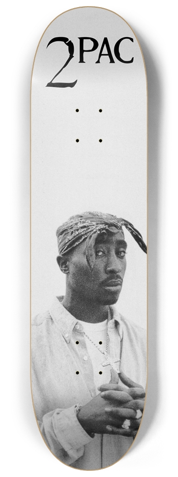 2pac Skateboard Tupac Skateboard Deck 8-1/4 Skateboard Deck