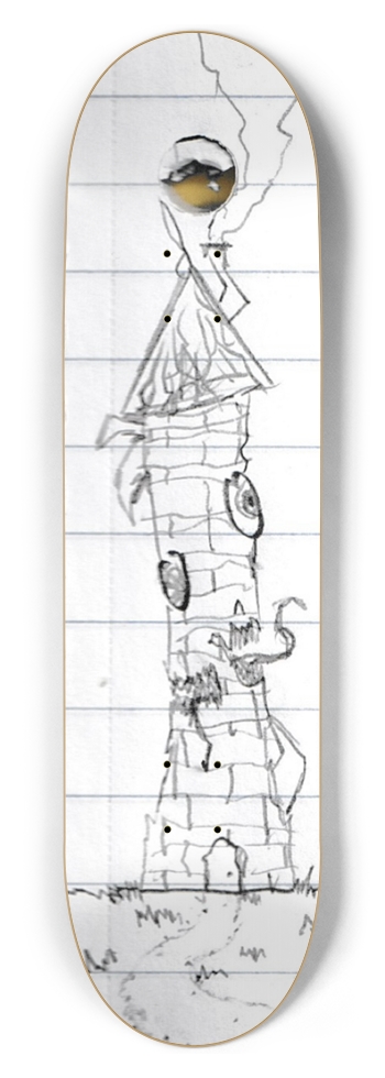 Scribbles deck 8-1/2 Skateboard Deck