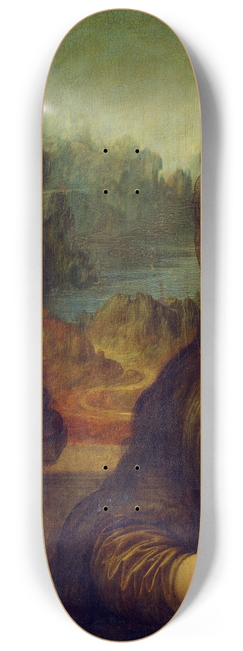 Mona Lisa Skateboard Da Vinci Wall Art #1 8-1/4 Skateboard Deck
