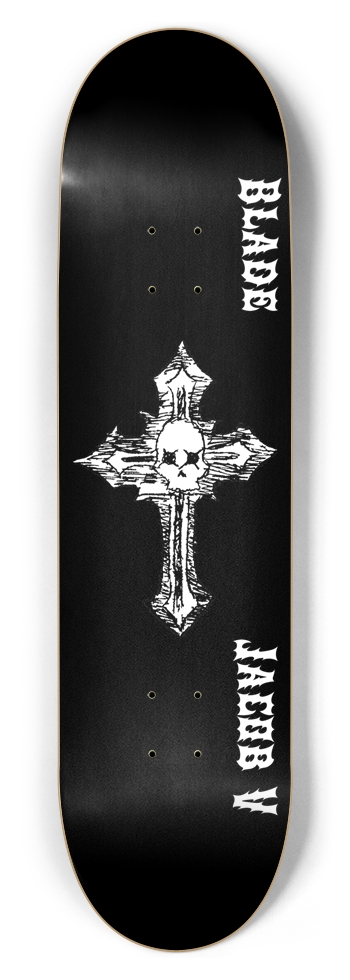 Jacob V signature deck (silver) 8-1/2 Skateboard Deck