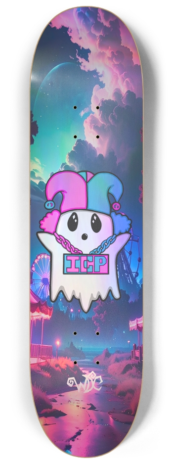 Carni-Boo Holographic Skateboard 8-1/4 Skateboard Deck