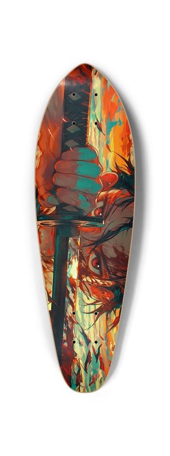 glow warrior Skateboard Mini Cruiser