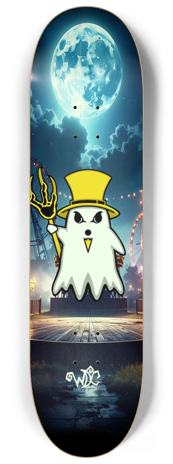 Boo-Master Glow in the Dark Skateboard 8-1/4 Skateboard Deck