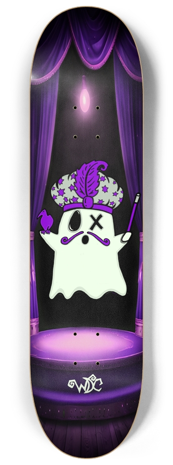 Boo-Linko Glow in the Dark Skateboard 8-1/4 Skateboard Deck