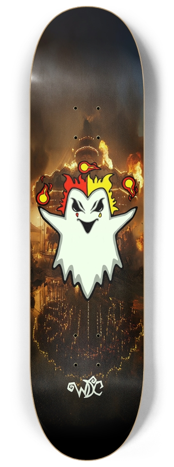 Jeckel-Boo Glow in the Dark Skateboard 8-1/4 Skateboard Deck