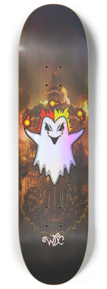 Jeckel Boo Holographic Skateboard 8-1/4 Skateboard Deck