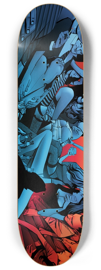 BLUE PARTY 8-1/4 Skateboard Deck